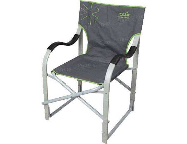 Кресло Norfin MOLDE max120кг / NF Alu ц:черный/зелёный