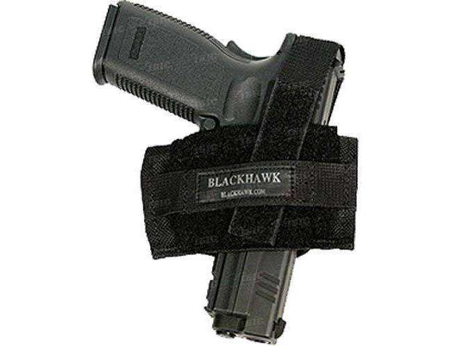 Кобура BLACKHAWK! Ambidextrous Flat Belt. Цвет -черная