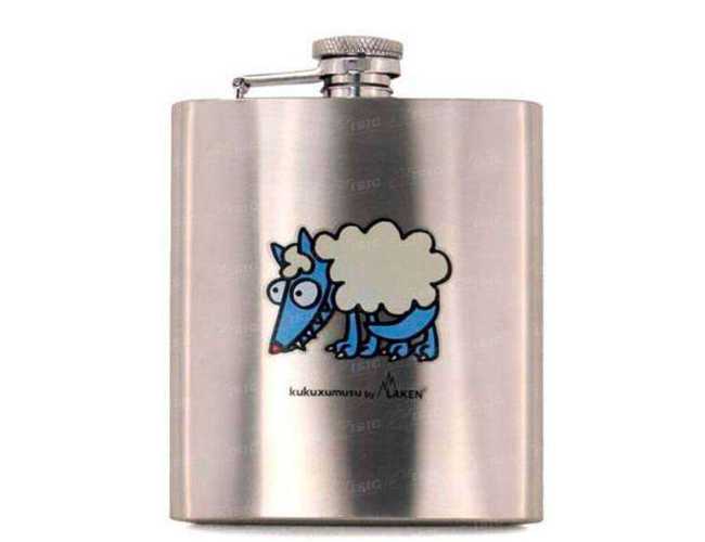 Фляга LAKEN Kukuxumusu hip flask 230 ml Lobo ml. (KP8-E) 