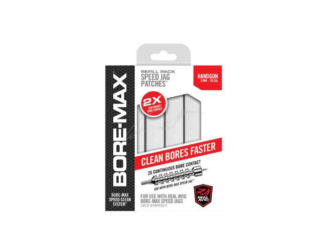 Патчи для чистки Real Avid Bore-Max 4" L. Прямоуголные. 250 шт/уп