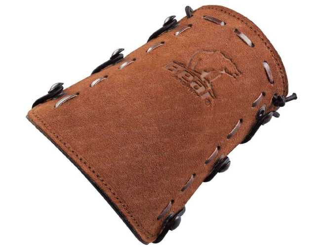 Крага Trophy Ridge Leather Bear Logo Armguard ц:бежевый