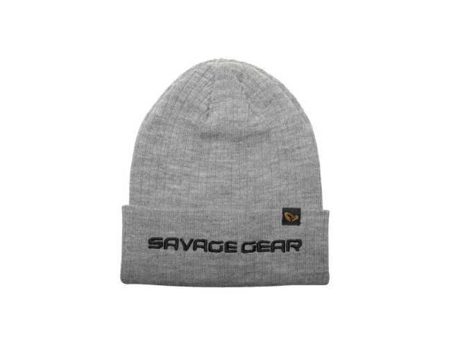 Шапка Savage Gear Fold-Up Beanie One size ц:light grey melange