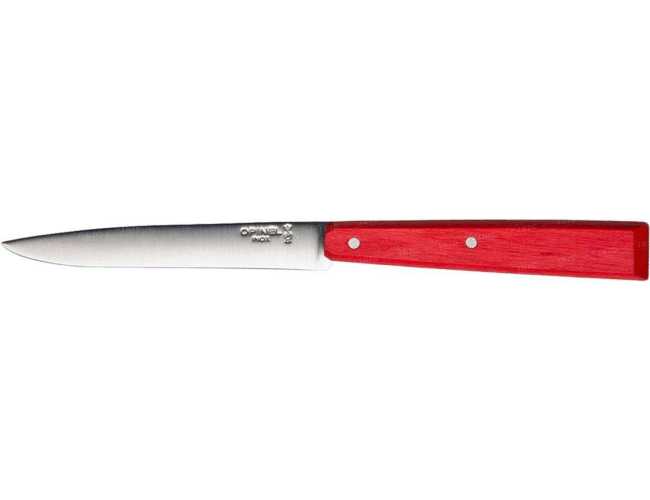 001595 Нож Opinel Bon Appetit. Цвет - красный