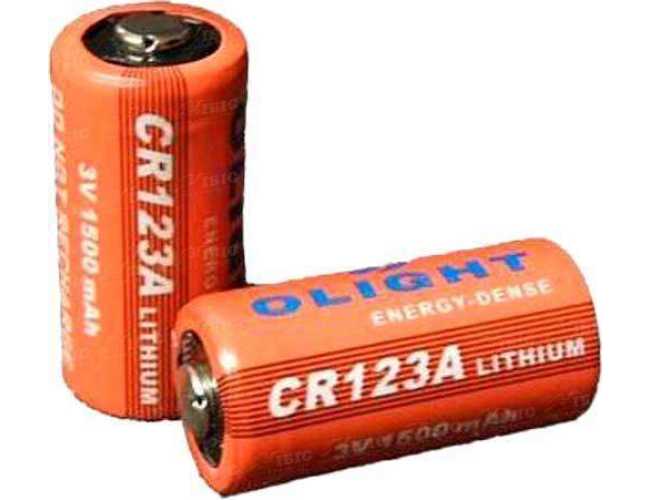 Батарея литиевая Olight CR123A 3.0v 1500mAh