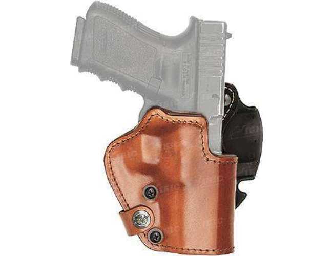 Кобура Front Line LKC для Glock 19/23/32. Материал - Kydex/кожа/замша. Цвет - коричневый