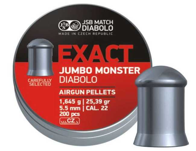 Пули пневматические JSB Diabolo Exact Jumbo Monster 5.52мм