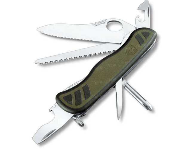 Нож Victorinox 0.8461.MWCH Soldier’s Knife. Цвет - оливковый/черный