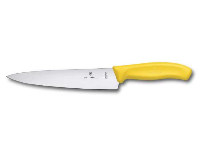 6.8006.19L8B Нож кухонный Victorinox SwissClassic, 19 cм, желтый, блистер