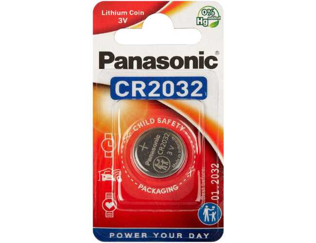 Батарея Panasonic CR 2032 BLI 1 LITHIUM