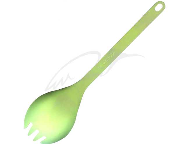 Ловилка Snow Peak Titanium Spork Anodized green