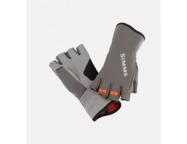Перчатки Simms ExStream Half Finger Glove Dk Gunmetal XL