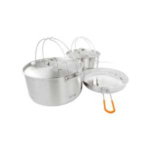 Набор посуды GSI Glacier Stainless Troop Cookset