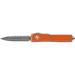 Нож Microtech UTX-70 DE Apocalyptic DFS. Distressed orange