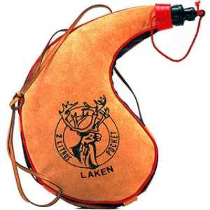 Фляга LAKEN Leather canteen 2 L kidney shape PK2000-C L