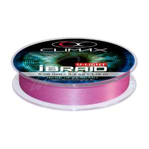 Шнур Climax iBraid 4 UL fluo-purple 135m 0.08mm 6.0kg