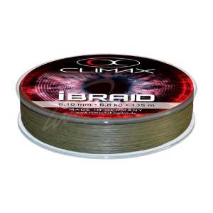 Шнур Climax iBraid 8 olive 135m 0.08mm 6kg