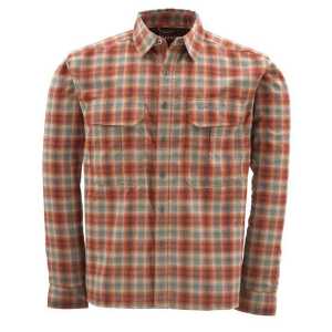 Рубашка Simms Coldweather Shirt Redwood Plaid XL