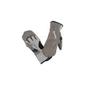 Перчатки Simms ExStream Foldover Mitt ц:dark gunmetal