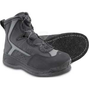 Ботинки забродные Simms Rivertek Boa Boot Felt ц:black