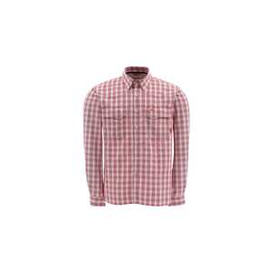 Рубашка Simms Big Sky LS Shirt ц:wine plaid