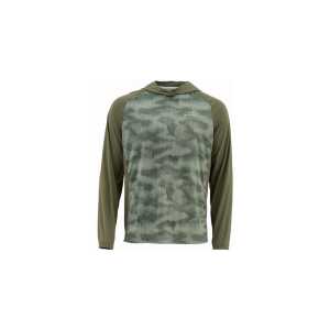 Реглан Simms SolarFlex Hoody Print ц:hex camo loden