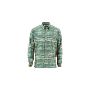 Рубашка Simms Bugstopper Intruder Bicomp Fishing Shirt L ц:mountain print loden