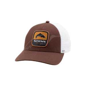 Кепка Simms Trout Patch Trucker Hat One size ц:bark