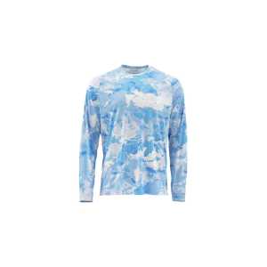 Реглан Simms SolarFlex Crewneck Prints ц:cloud camo blue