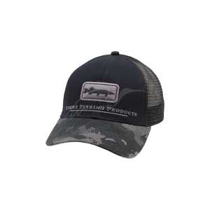 Кепка Simms Trucker Hat Icon Musky One size ц:hex flo camo carbon