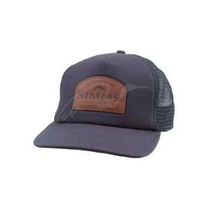 Кепка Simms Leather Patch Trucker One size ц:admiral blue