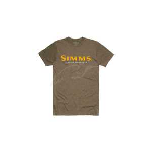 Футболка Simms Logo T-Shirt ц:olive heather