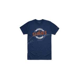 Футболка Simms Wader MT T-Shirt ц:navy heather