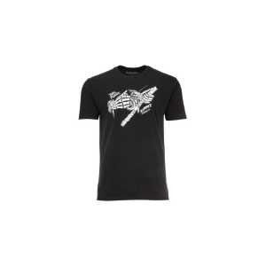 Футболка Simms Grim Reeler T-Shirt ц:black