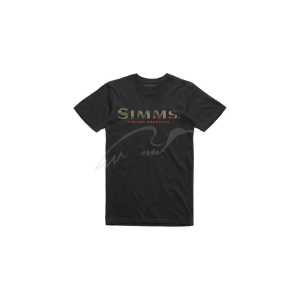 Футболка Simms Simms Logo T-Shirt ц:black