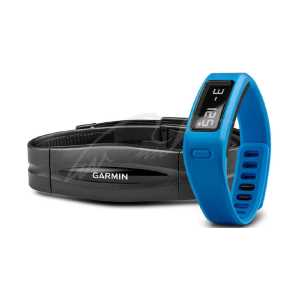 Фитнес браслет Garmin Vivofit HRM Bundle Blue с кардиодатчиком ц:синий