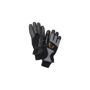 Перчатки Savage Gear Thermo Pro Glove ц:grey/black