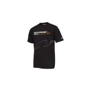 Футболка Savage Gear Signature Logo T-Shirt ц:black ink