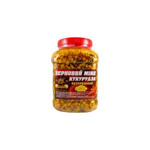 Зерновая смесь 3KBaits 3KBaits Зерновий Микс Кукурудза (натуральний) ведро/банка 3л