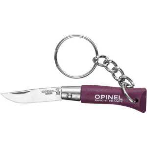 001428-p Нож Opinel Keychain №2 Inox. Цвет - фиолетовый