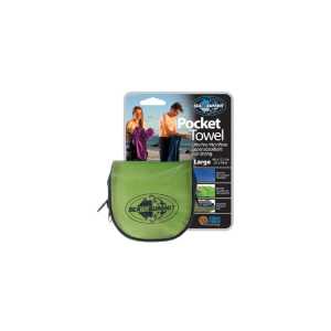 Полотенце Sea To Summit Pocket Towel L 60х120cm ц:lime