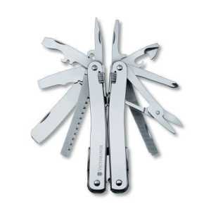 Мультитул Victorinox SwissTool Spirit в кожаном чехле