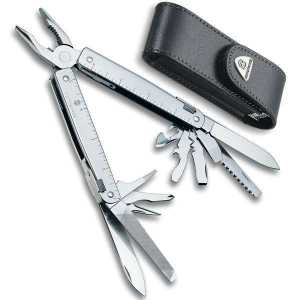 Мультитул Victorinox SwissTool в кожаном чехле