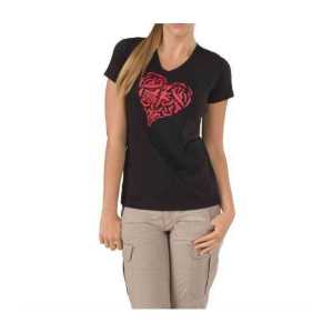 Футболка тактическая женская "5.11 HEART OF STEEL T-SHIRT - WOMEN`S"