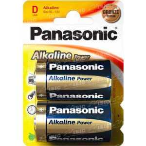 Батарея Panasonic ALKALINE POWER D BLI 2