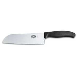Нож кухонный сантоку Victorinox SwissClassic 17 см, черный, (6.8503.17) 4004787