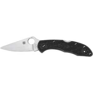 C11FPBK Нож Spyderco Delica4 Flat Ground Black