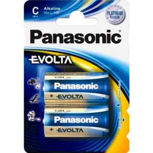 Батарея Panasonic EVOLTA C BLI 2 ALKALINE