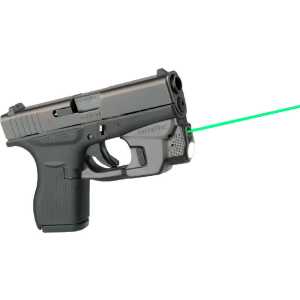 Целеуказатель LaserMax на скобу для Glock 42/ 43 с фонарем (зеленый)
