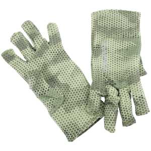 Перчатки Simms Ultra-Wool Core 3-Finger Liner ц:hex camo loden