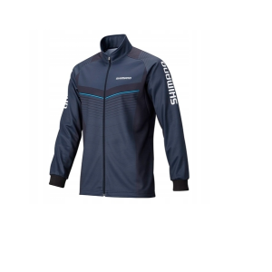 Рубашка Shimano Print Warm Shirt ц:indigo